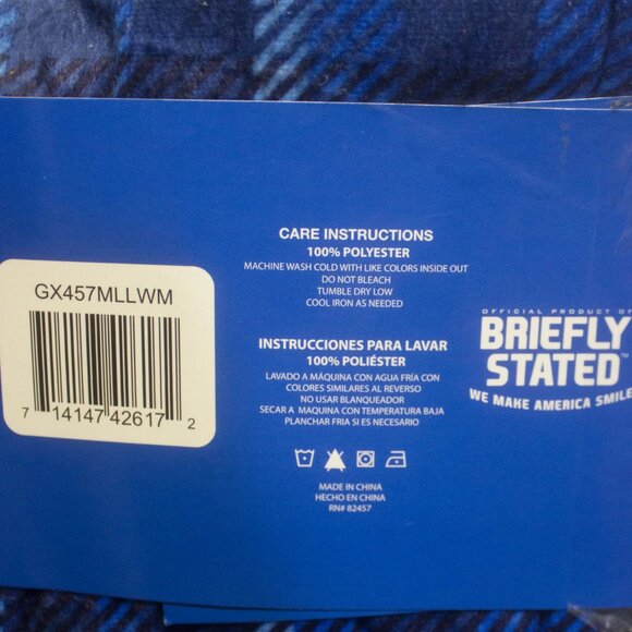 New With Tag Briefly Stated Just Moosing Around Men's 2 Piece PJ Set 2XL - Picture 5 of 5